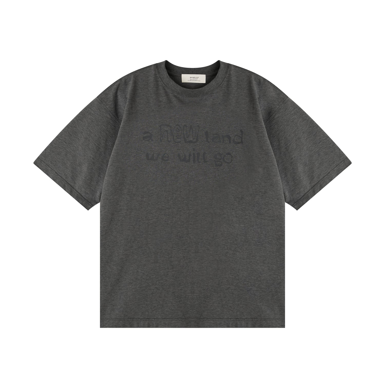 Text Watermark Print Tee