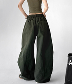 Dopamine Wide-Leg Parachute Pants - CT785