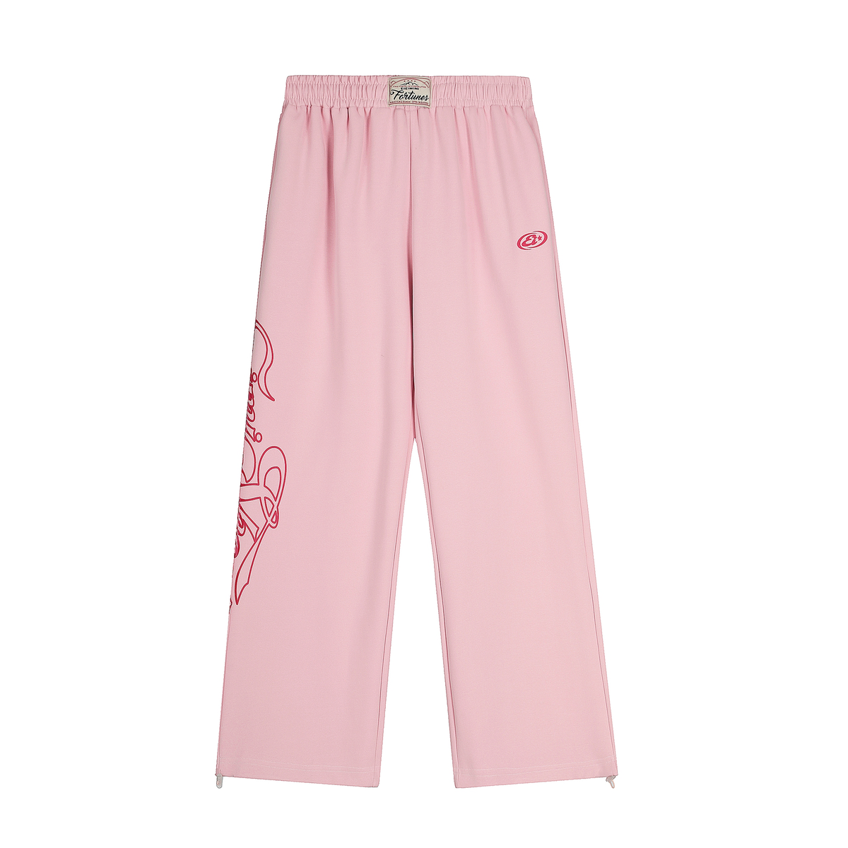 Letter Graphics Wide‑leg Sweatpants