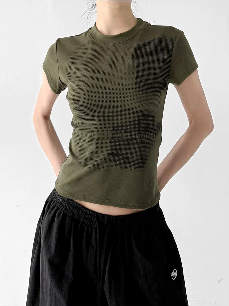 Abstract-Print T-Shirt - COPPING THREADS - CT ORIGINALS