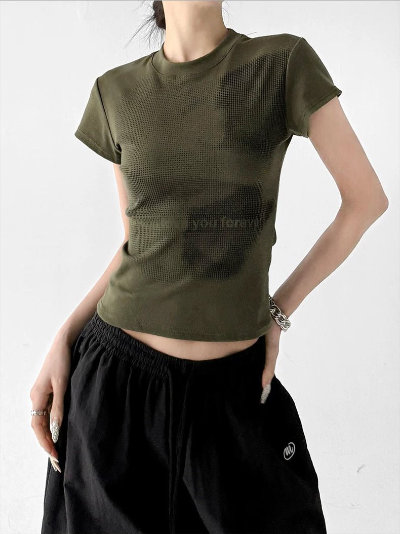 Abstract-Print T-Shirt - COPPING THREADS - CT ORIGINALS