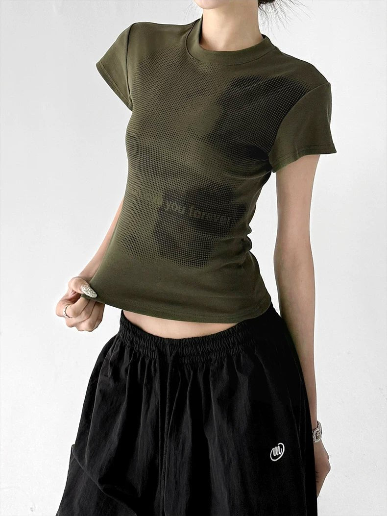 Abstract-Print T-Shirt - COPPING THREADS - CT ORIGINALS