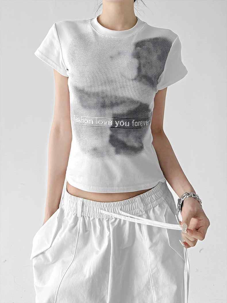 Abstract-Print T-Shirt - COPPING THREADS - CT ORIGINALS