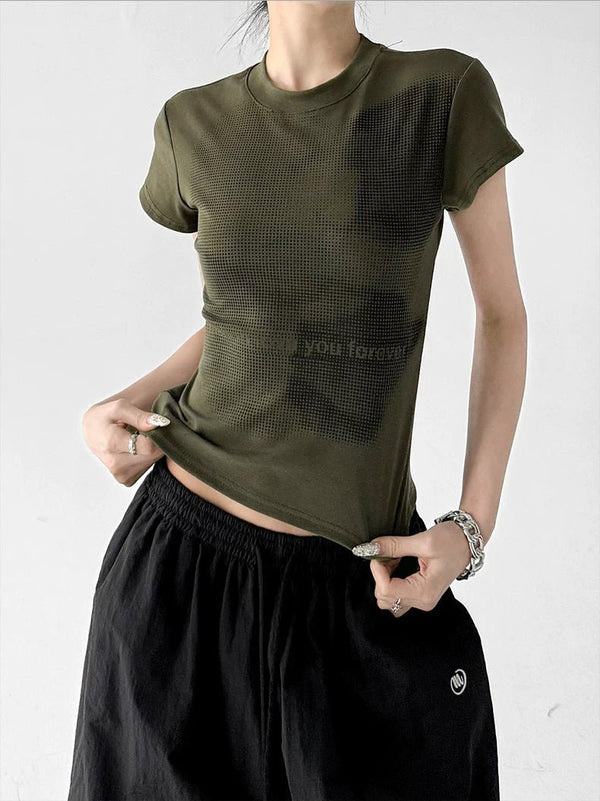 Abstract-Print T-Shirt - COPPING THREADS - CT ORIGINALS
