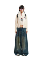 Academic Embroidered Badge Knitted Cardigan - COPPING THREADS - MOROMORO