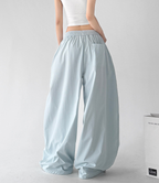 Wide Leg Parachute Cargo Pants - CT66130