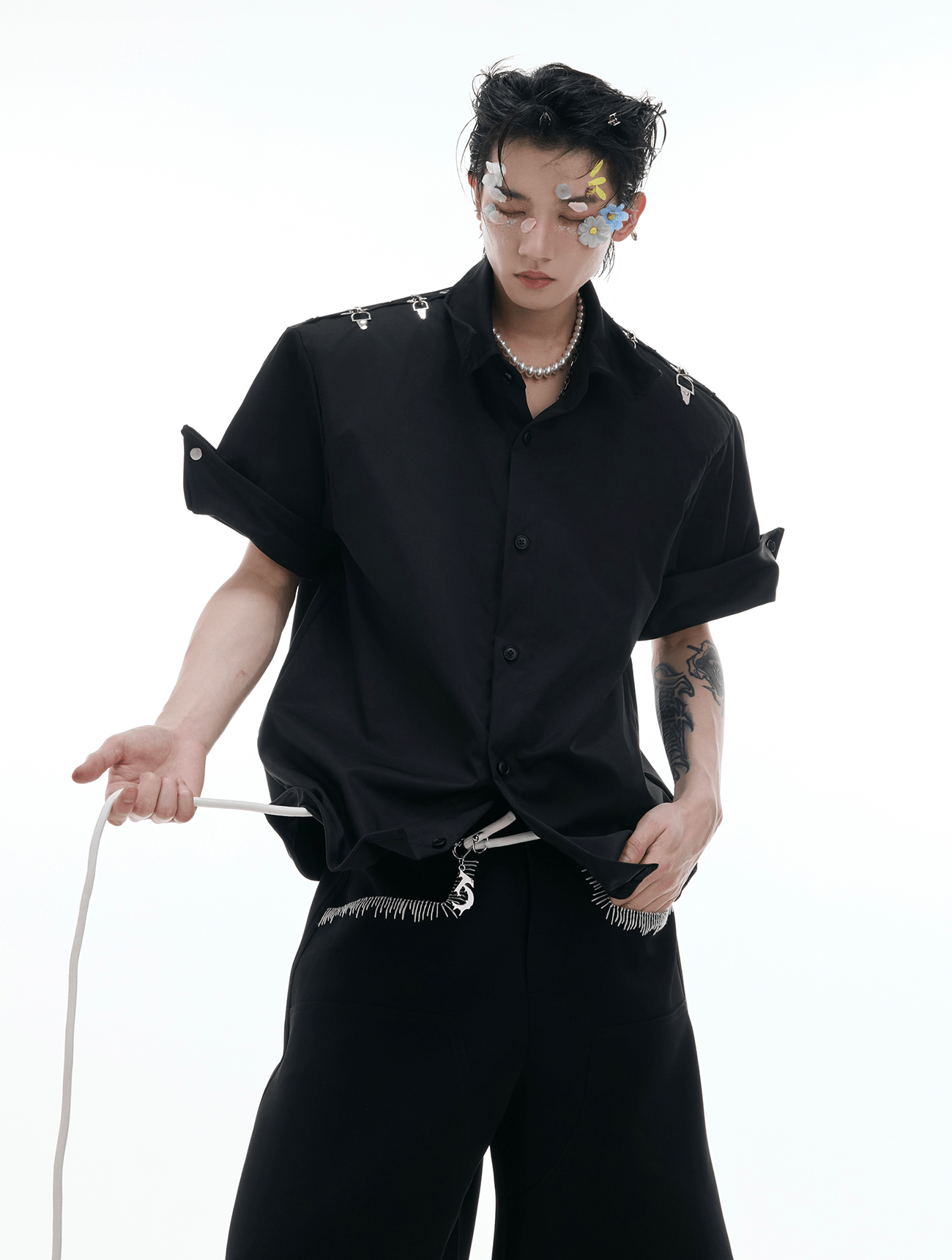 Airplane Buckle Deconstructed Utility Shirt - COPPING THREADS - ArguE CulturE