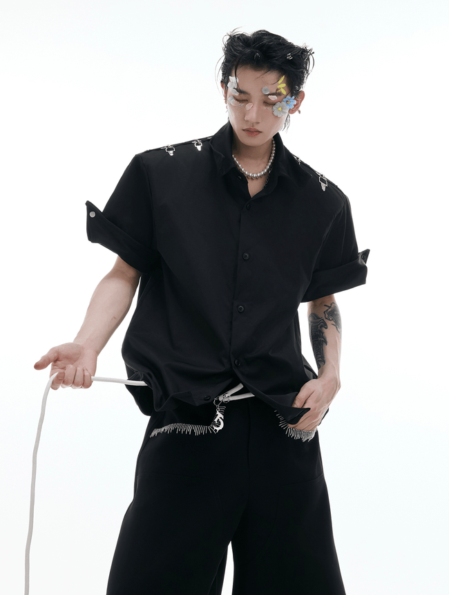 Airplane Buckle Deconstructed Utility Shirt - COPPING THREADS - ArguE CulturE Hover Image