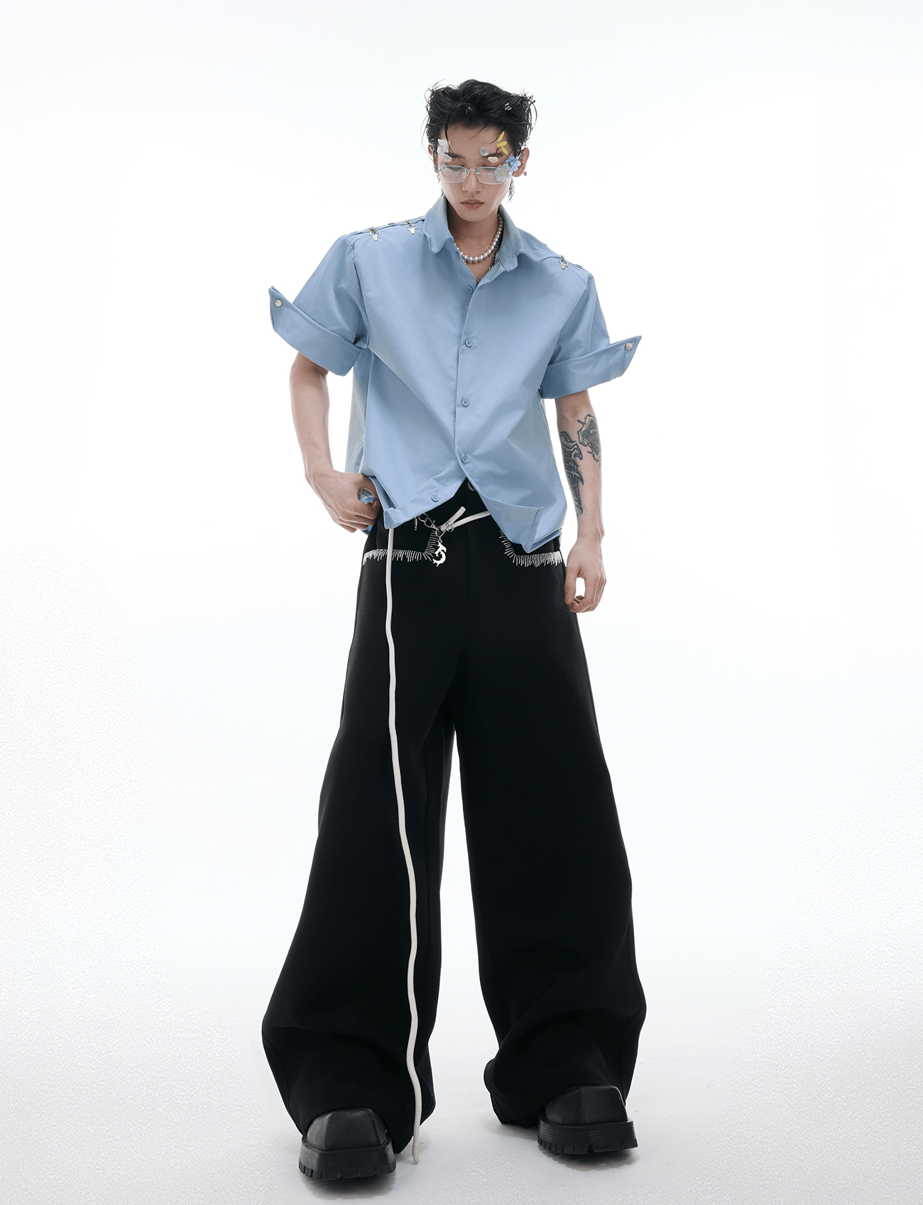 Airplane Buckle Deconstructed Utility Shirt - COPPING THREADS - ArguE CulturE