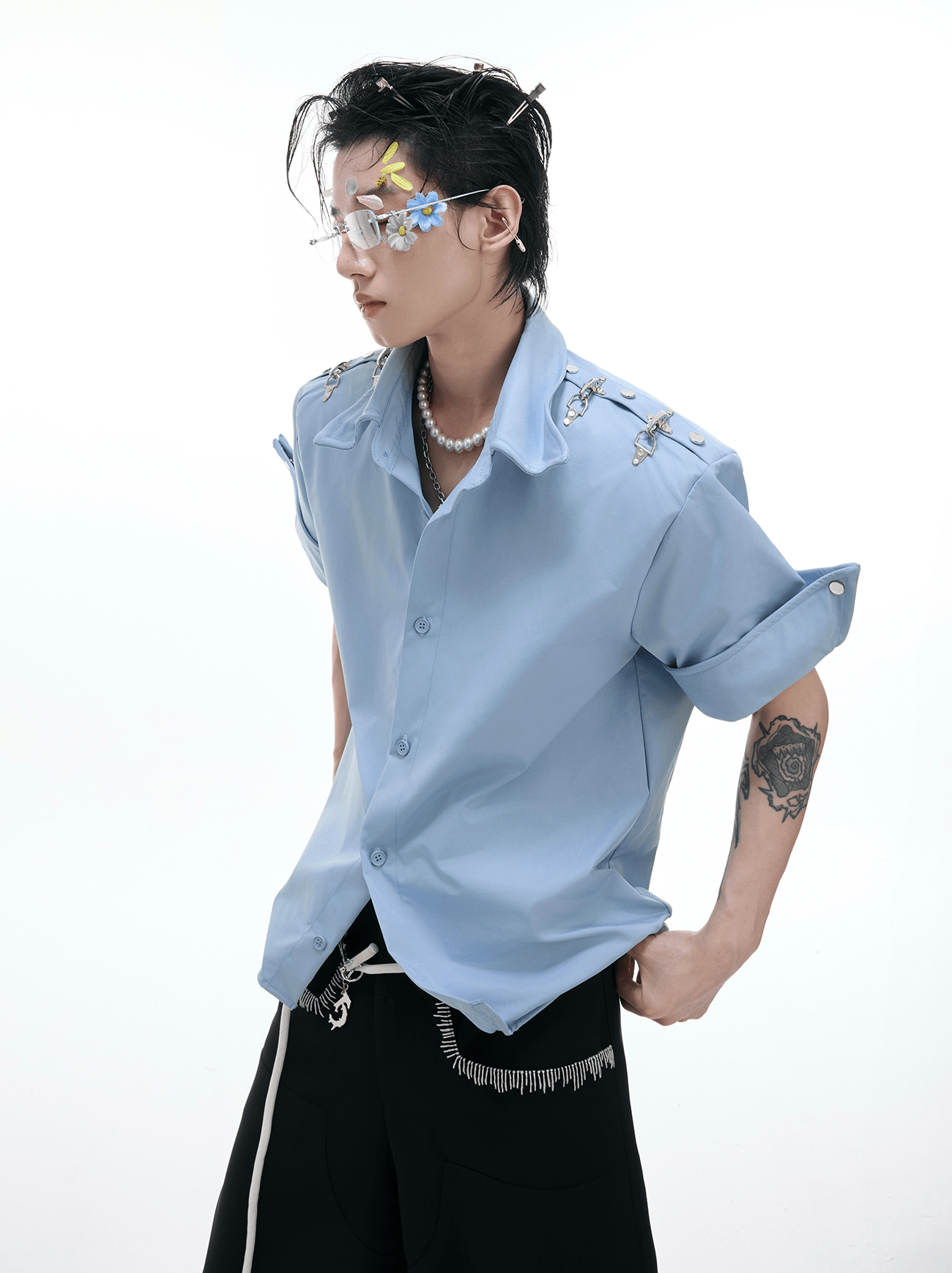 Airplane Buckle Deconstructed Utility Shirt - COPPING THREADS - ArguE CulturE