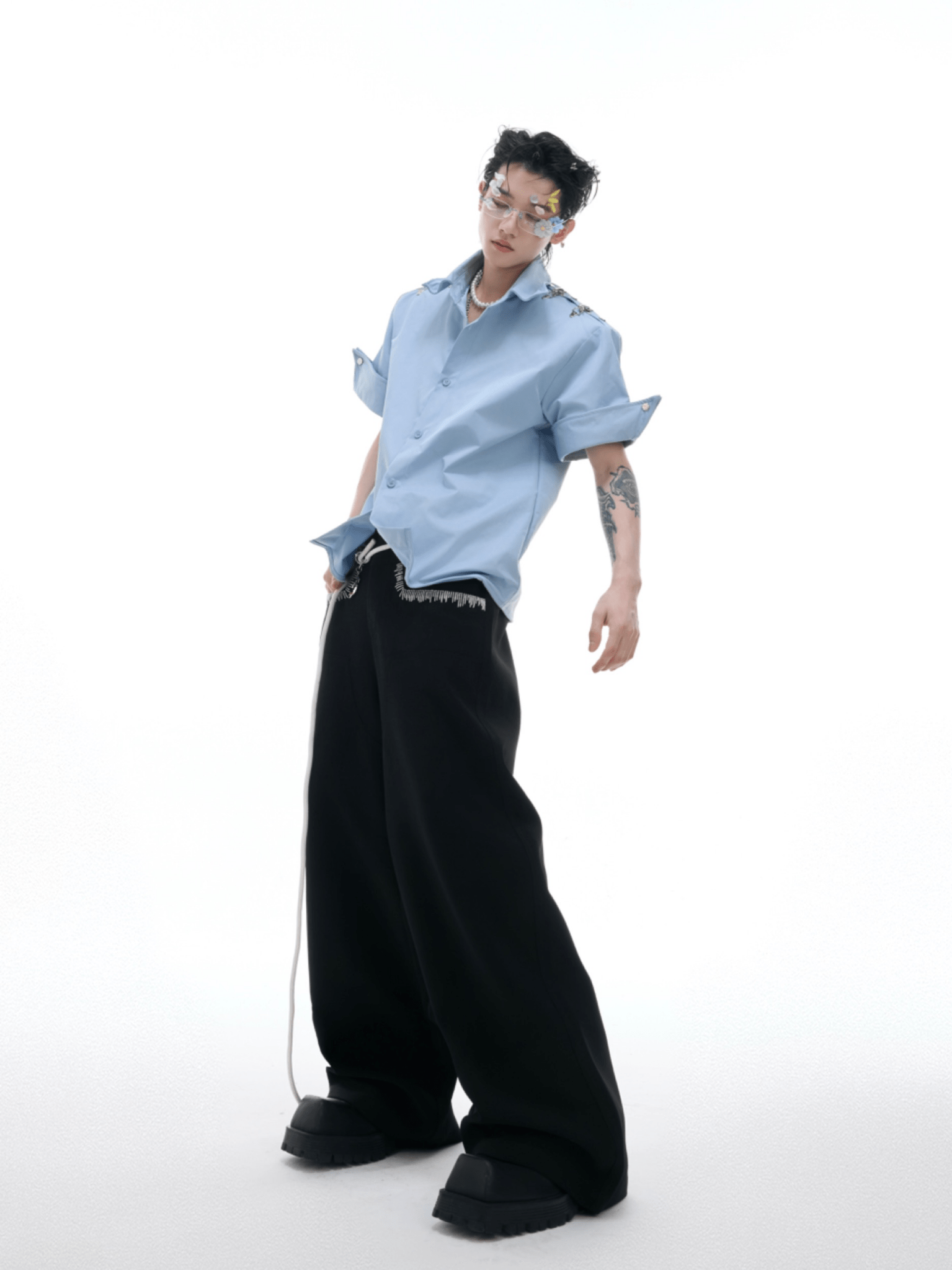Airplane Buckle Deconstructed Utility Shirt - COPPING THREADS - ArguE CulturE