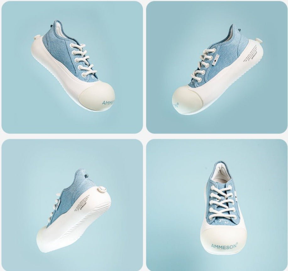 AMMESON Balloon Toe Canvas - Blue - COPPING THREADS - AMMESON