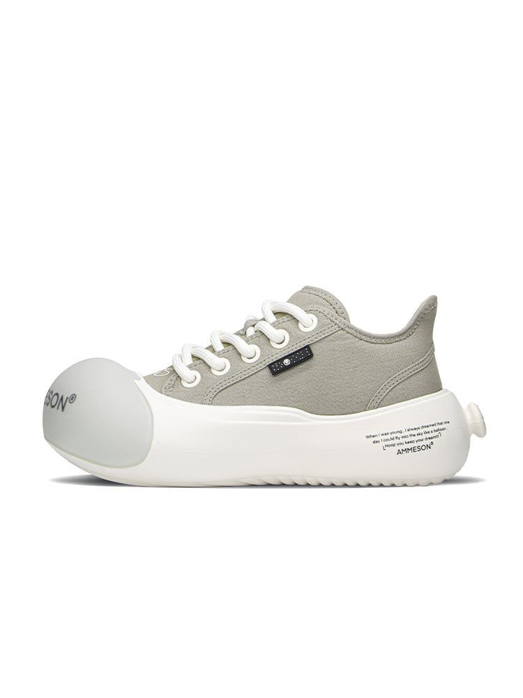 AMMESON Balloon Toe Canvas - Gray - COPPING THREADS - AMMESON