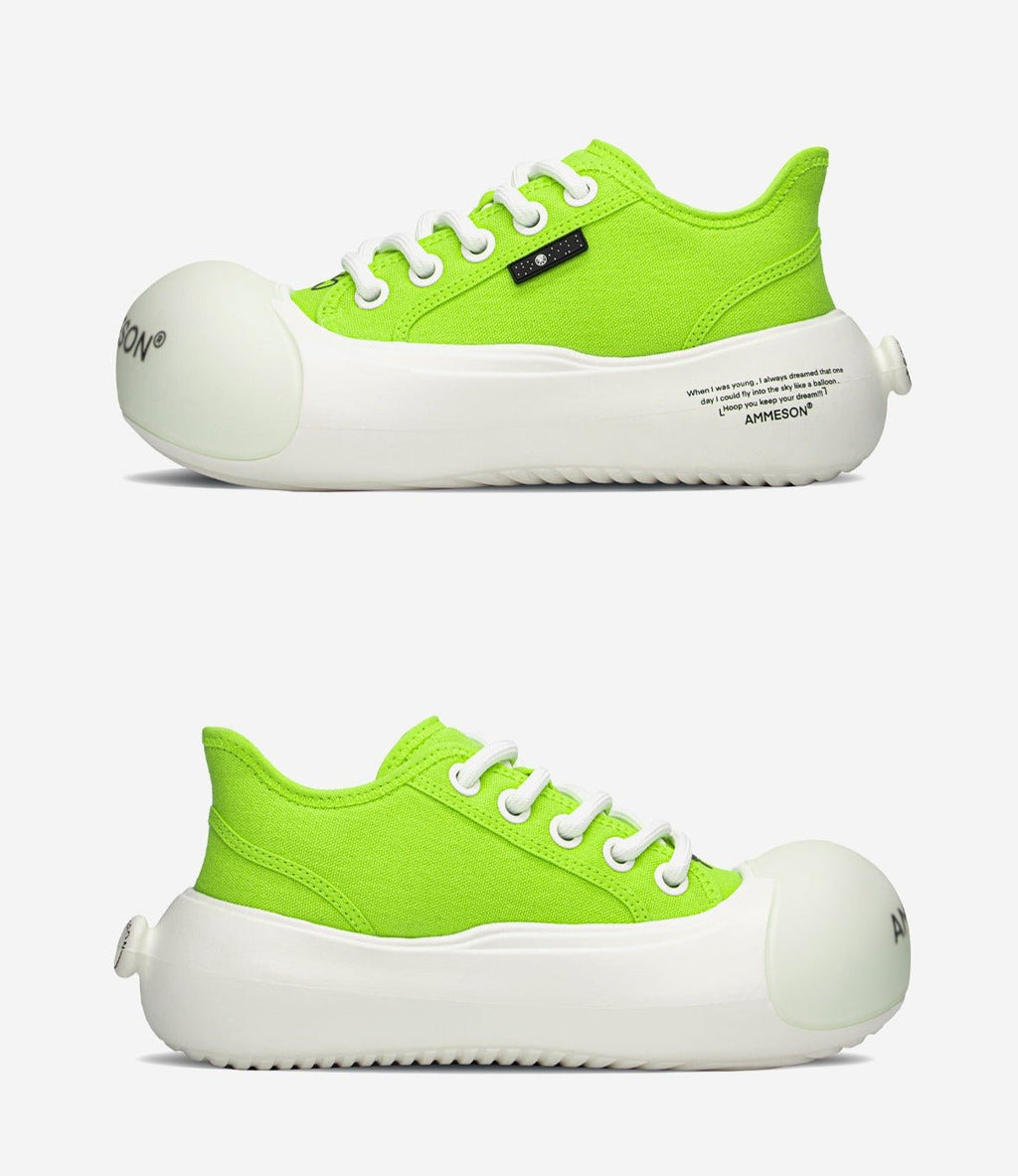 AMMESON Balloon Toe Canvas - Green - COPPING THREADS - AMMESON