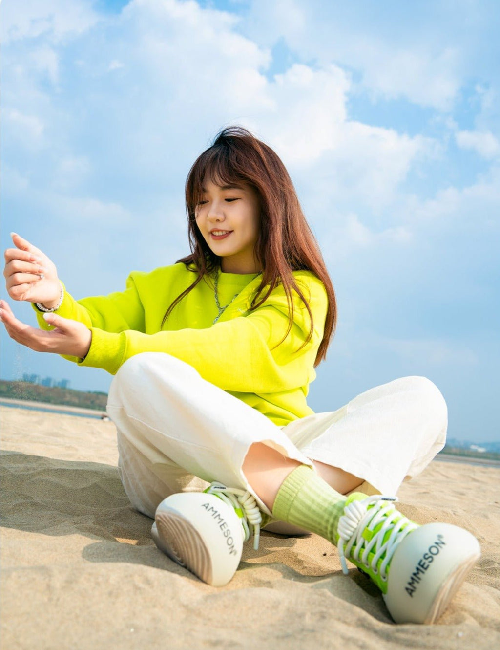 AMMESON Balloon Toe Canvas - Green - COPPING THREADS - AMMESON