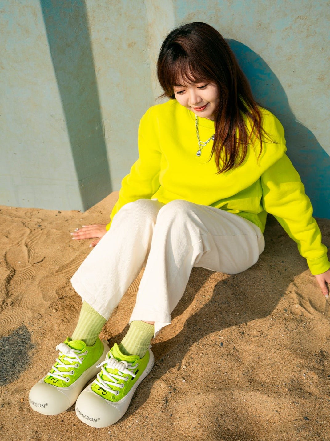 AMMESON Balloon Toe Canvas - Green - COPPING THREADS - AMMESON