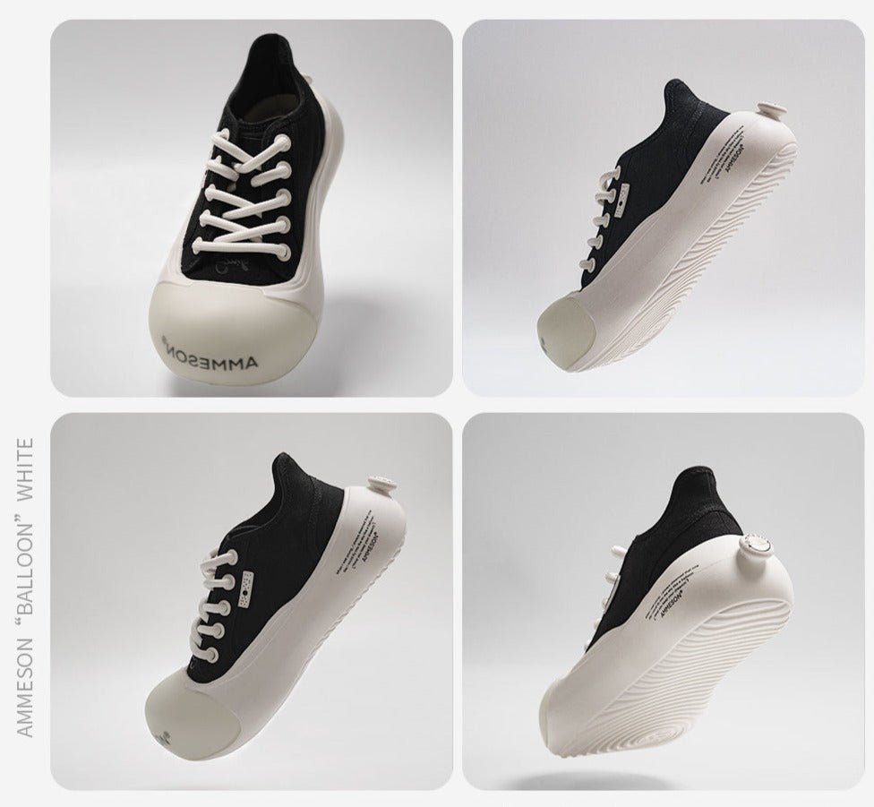 AMMESON Balloon Toe Canvas - Oreo - COPPING THREADS - AMMESON