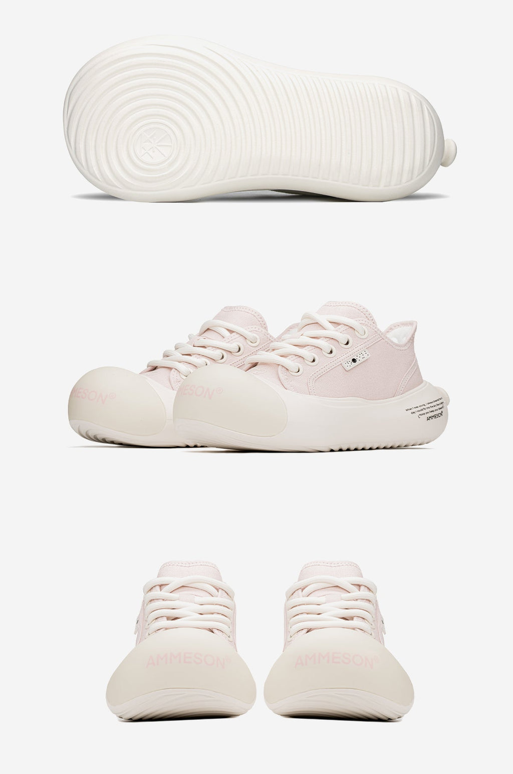 AMMESON Balloon Toe Canvas - Pink - COPPING THREADS - AMMESON