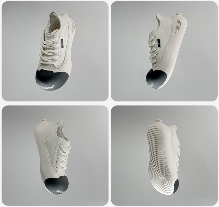 AMMESON Balloon Toe Canvas - White - COPPING THREADS - AMMESON