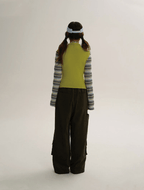 Angel Graphic Layered Mock Neck Tee - COPPING THREADS - CT Coquette