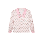 Angel Print Satin Pajama Set - COPPING THREADS - CT Dreamscape