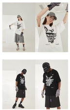 Anime - inspired Hand - Drawn Tee - COPPING THREADS - Harsh and Cruel