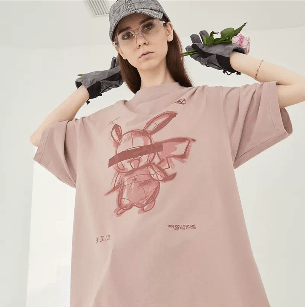 Anime - inspired Hand - Drawn Tee - COPPING THREADS - Harsh and Cruel