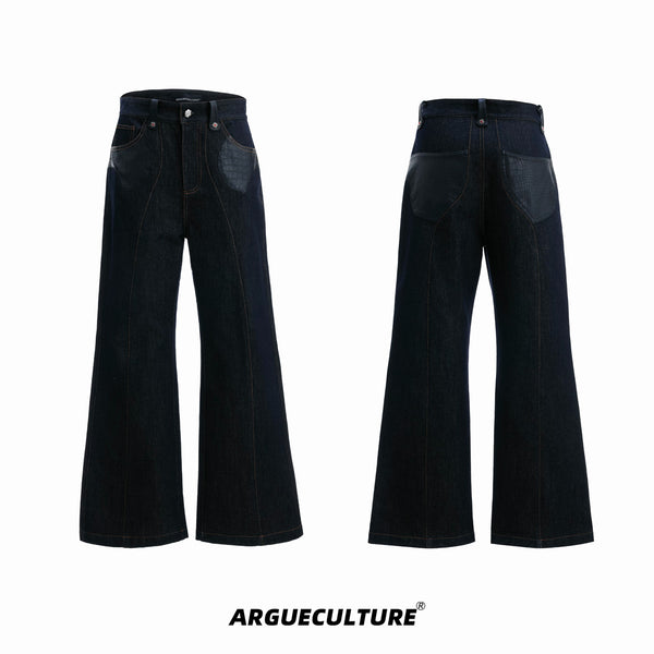 Argue Culture Croc-Trim Cropped Jacket and Pants Set - color view 8