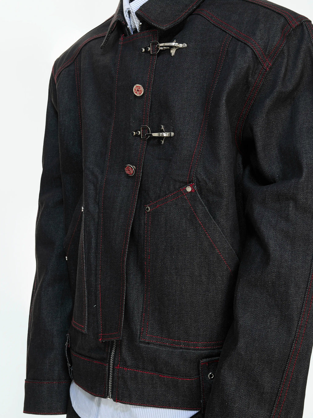 Argue Culture Flight-Buckle Work Jacket - gallery view 4