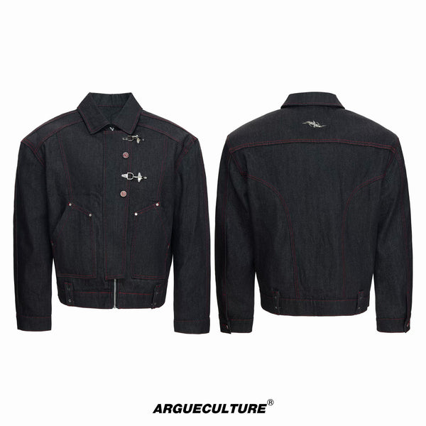 Argue Culture Side-Closure Flared Jeans - color view 8