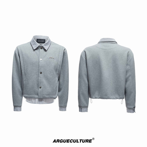 Argue Culture Layered Stripe Short-Sleeve Shirt Set - color view 11