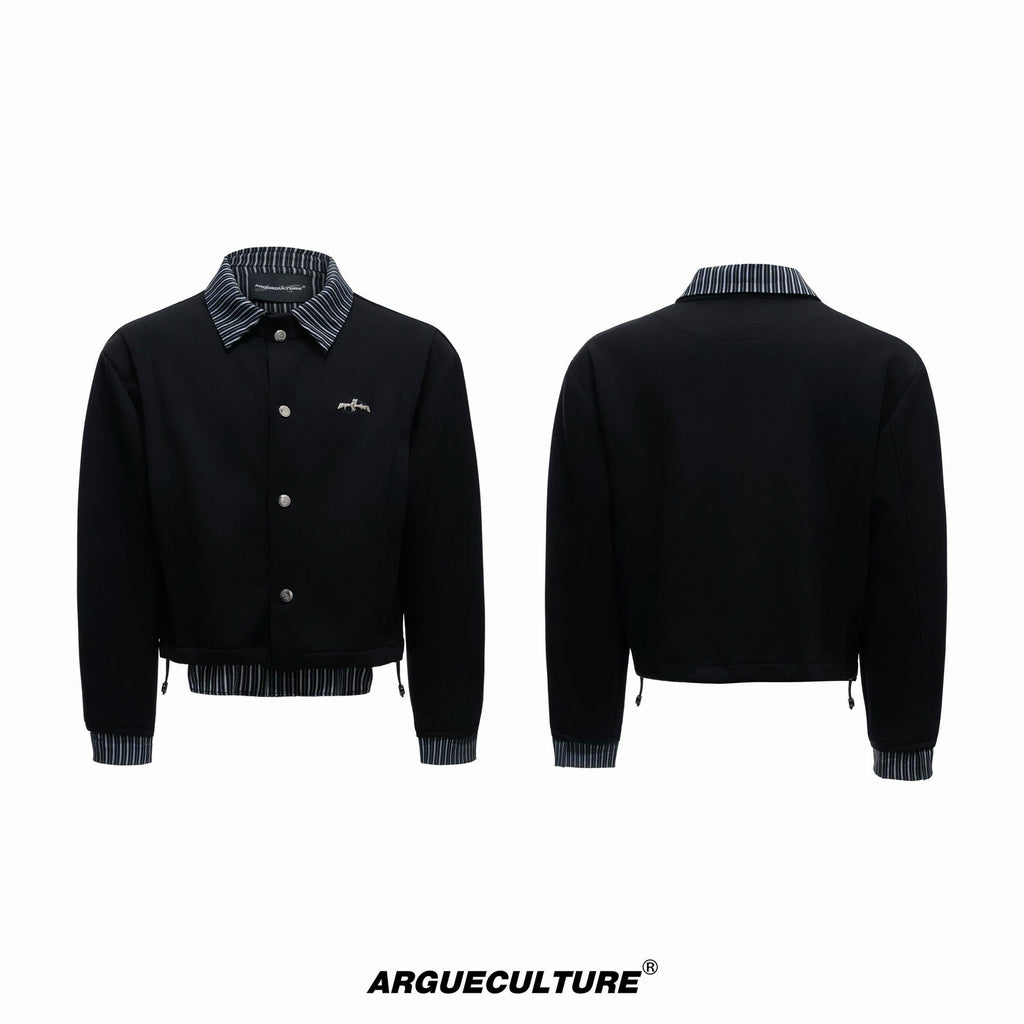Argue Culture Layered Stripe Short-Sleeve Shirt Set - color view 13