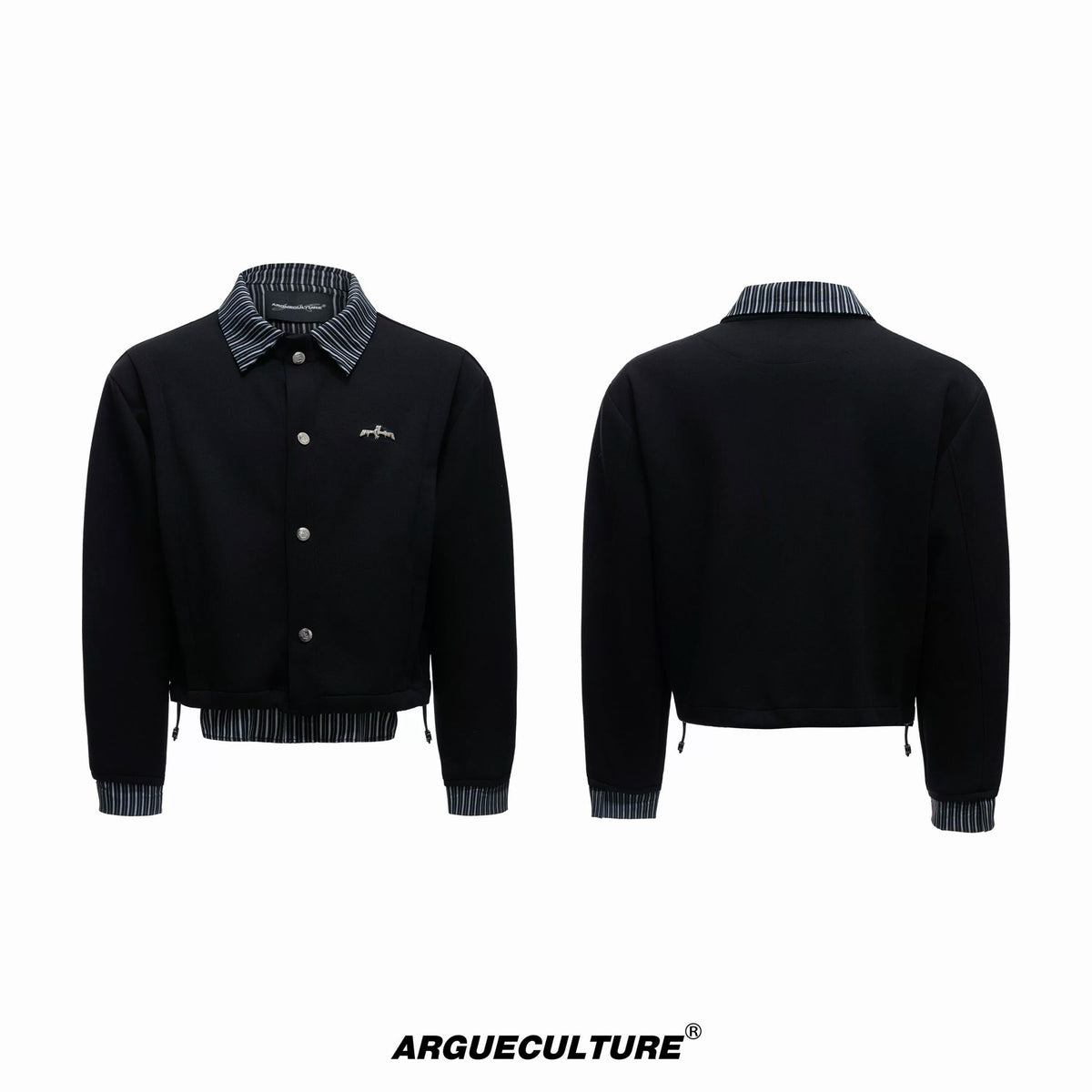 Argue Culture Layered Stripe Short-Sleeve Shirt Set - color view 13