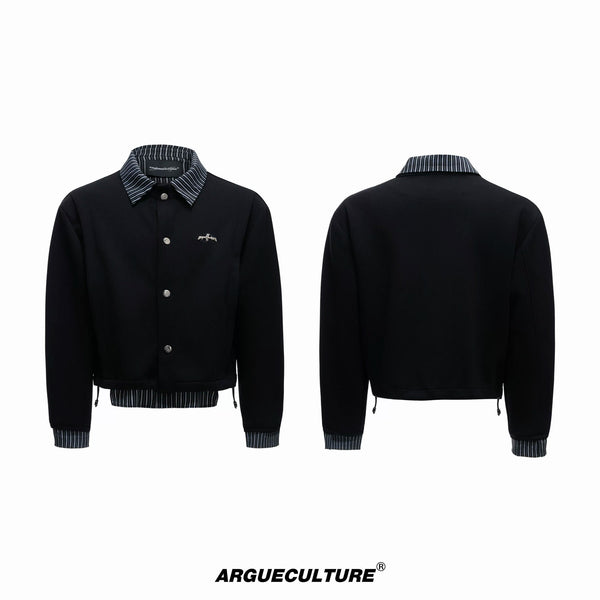 Argue Culture Layered Stripe Short-Sleeve Shirt Set - color view 13