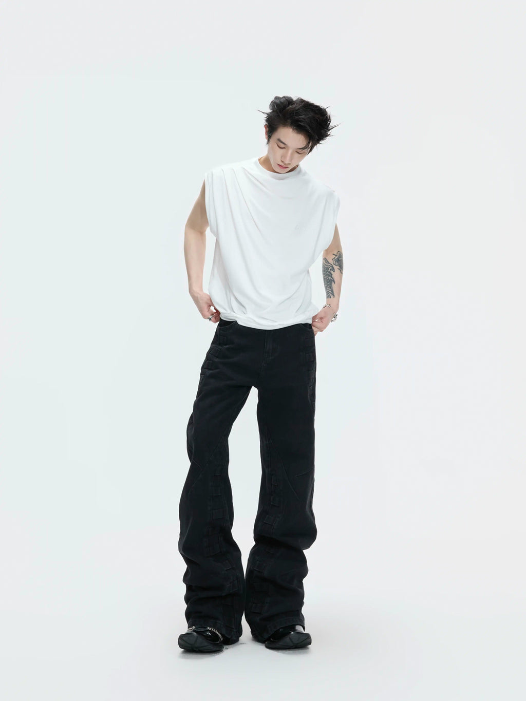 Argue Culture Embroidered Relaxed Tank Top - gallery view 3