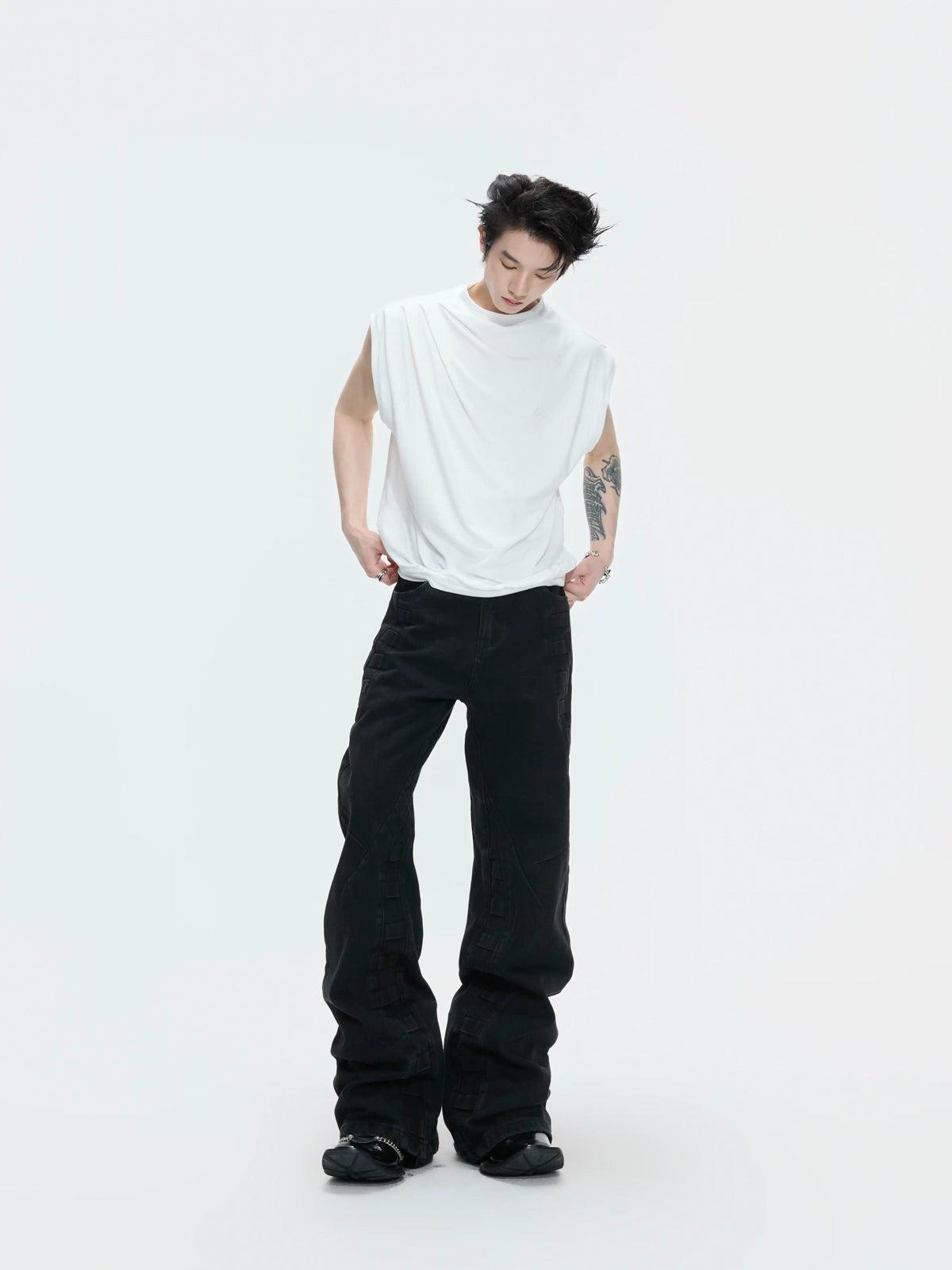Argue Culture Embroidered Relaxed Tank Top - gallery view 3