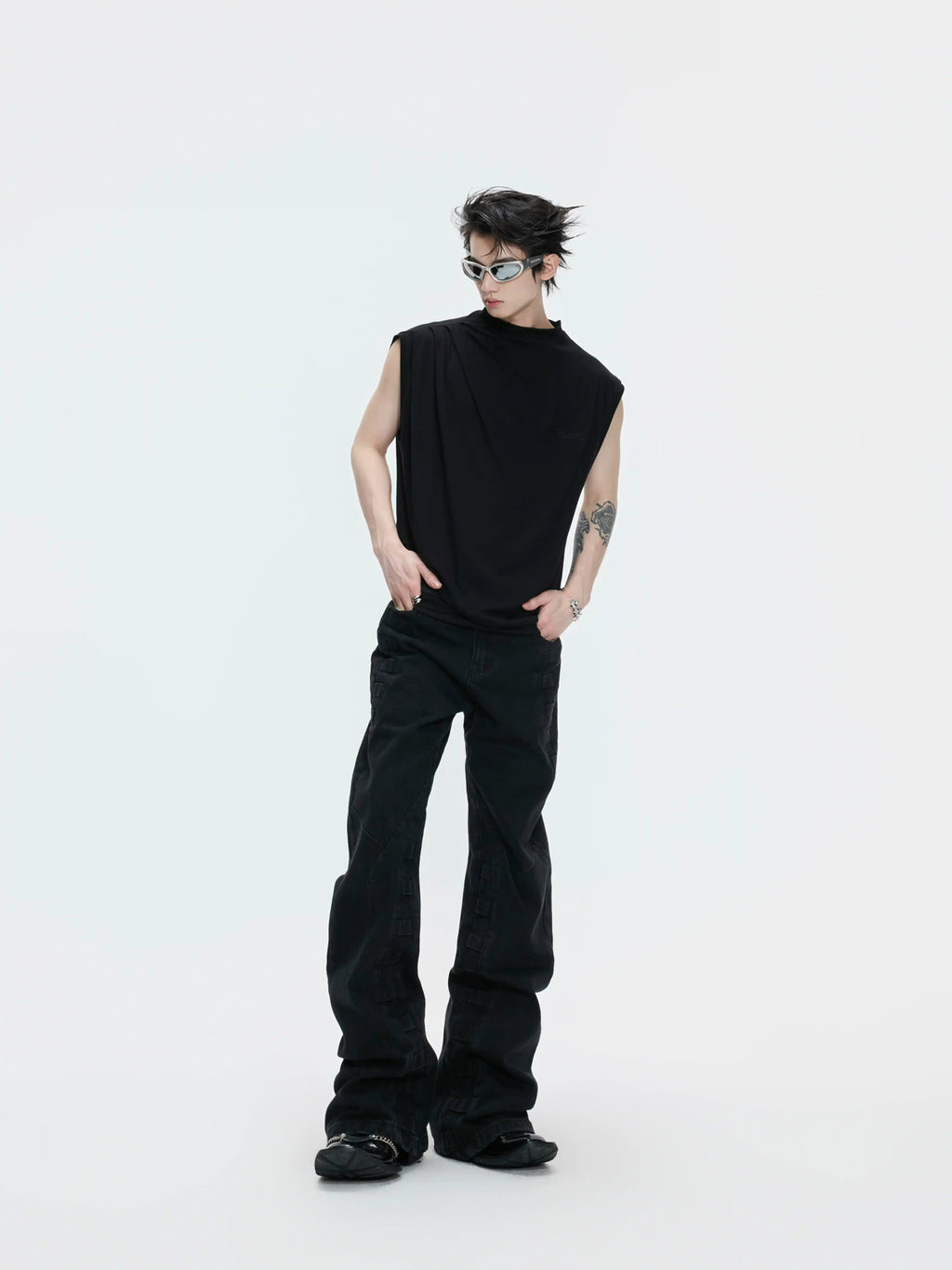 Argue Culture Embroidered Relaxed Tank Top - gallery view 5