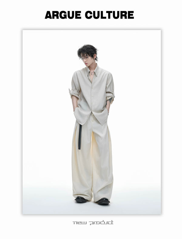 Argue Culture Textured Relaxed Shirt - color view 8