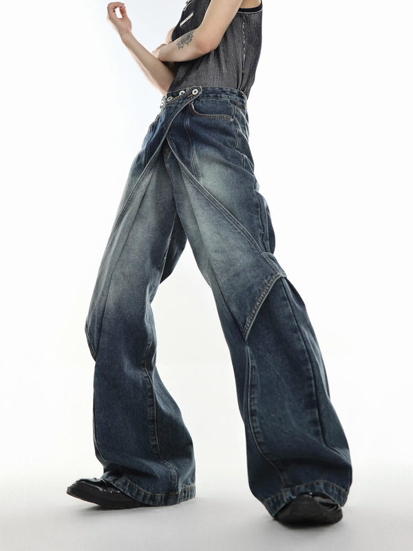 Argue Culture Panelled Convertible-Flare Jeans - gallery view 2