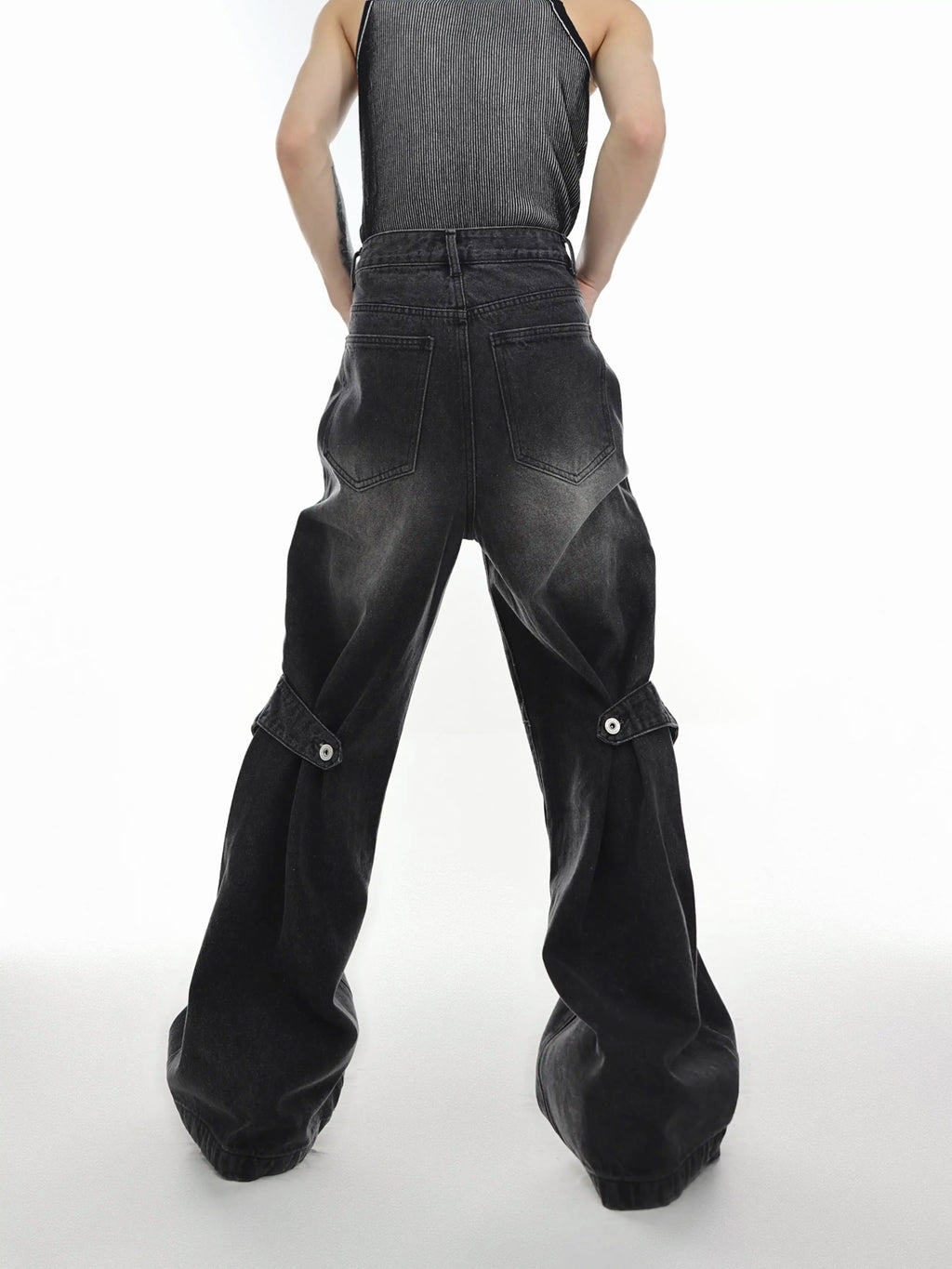 Argue Culture Panelled Convertible-Flare Jeans - gallery view 3