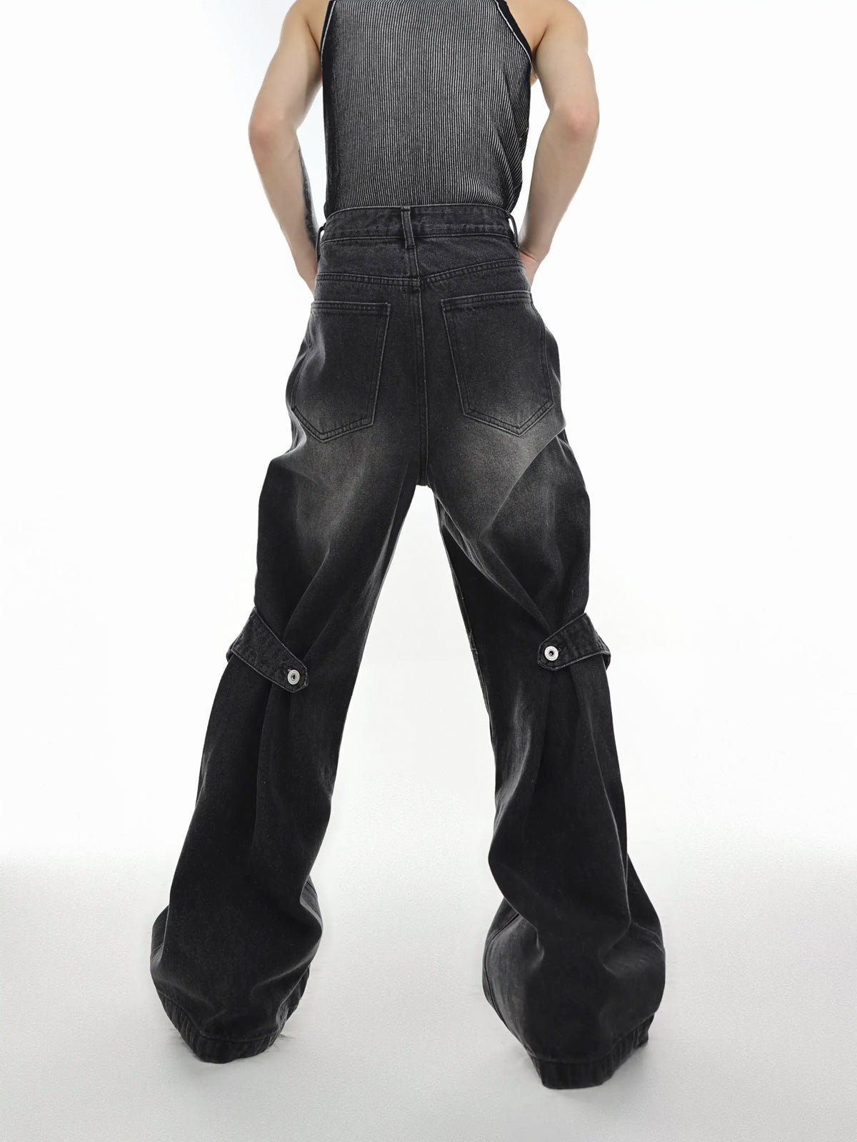 Argue Culture Panelled Convertible-Flare Jeans - gallery view 3