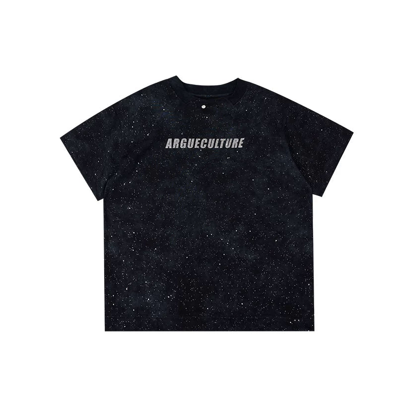 Argue Culture Shimmer Graphic Padded-Shoulder T-Shirt - color view 7