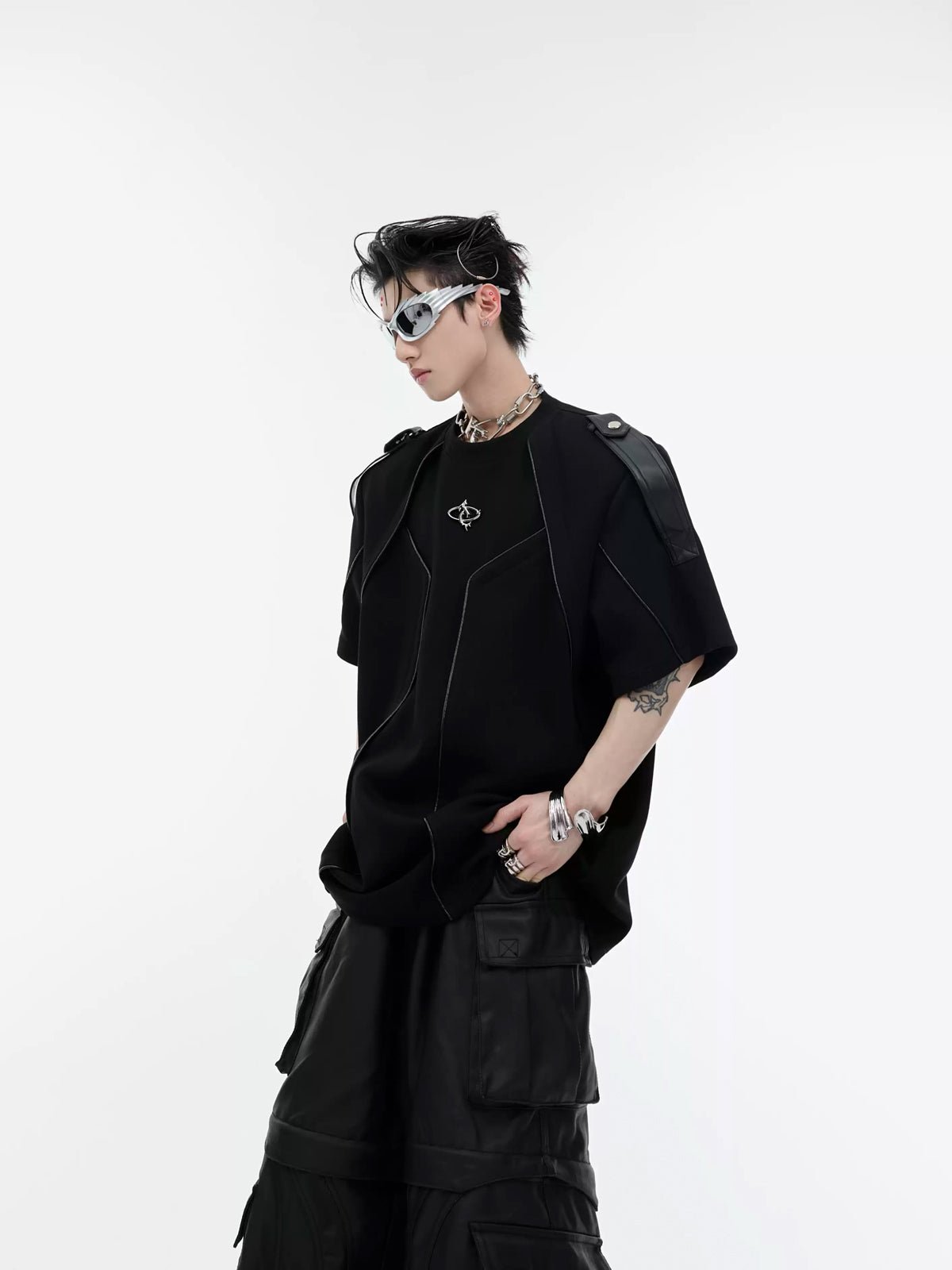 Harness-Panel Deconstructed T-Shirt 서브 이미지