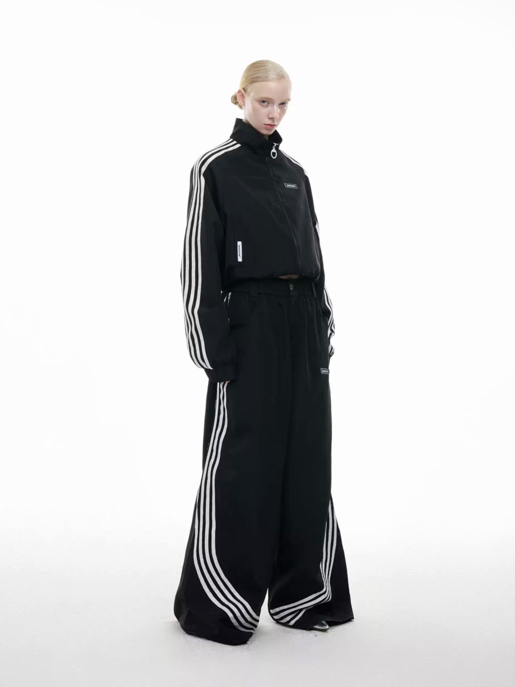 Argue Culture Four-Stripe Cropped Track Jacket - gallery view 2