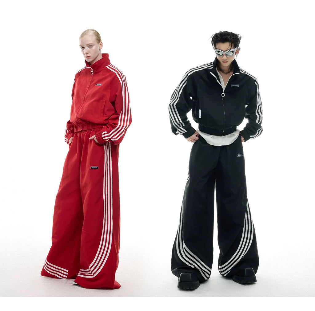 Argue Culture Four-Stripe Cropped Track Jacket - product detail view 12