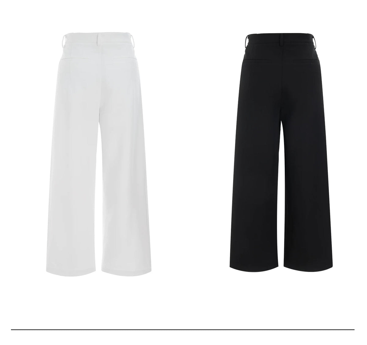 Argue Culture Embroidered Wide-Leg Tailored Pants - product detail view 9