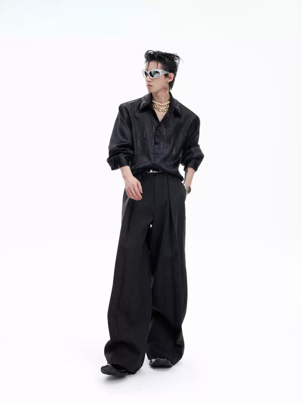 Argue Culture Shimmer Cropped Shirt - gallery view 5