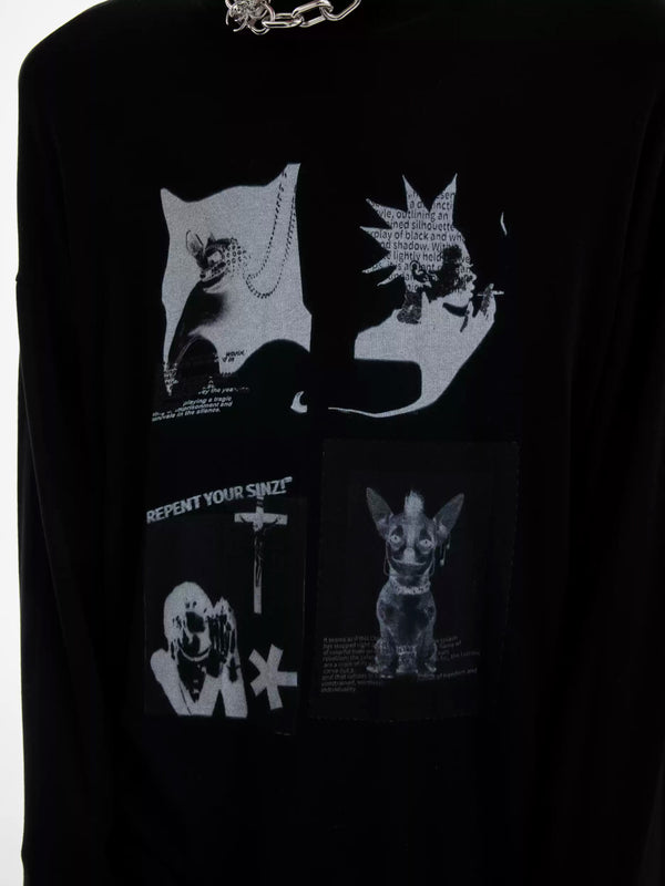 Argue Culture Art-Print Relaxed Long-Sleeve T-Shirt - gallery view 3