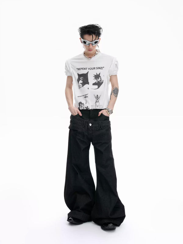 Argue Culture Art-Print Relaxed Long-Sleeve T-Shirt - gallery view 5