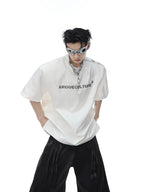 ArguE CulturE 3D Printed Silver Logo T-shirt - COPPING THREADS - ArguE CulturE